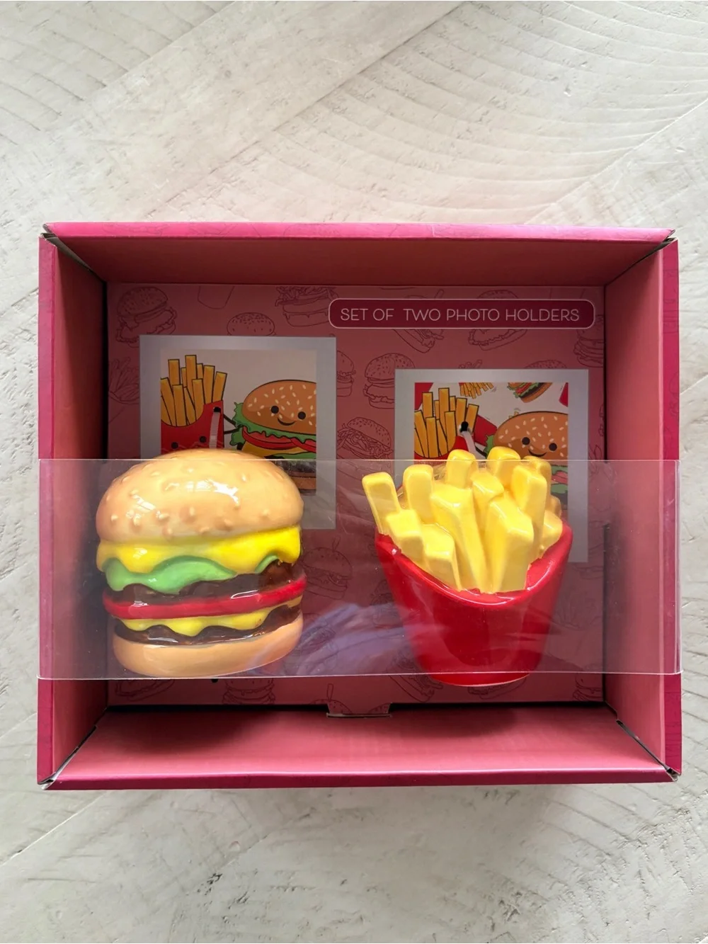 Burger & Fries Photo Holders by Mellow & Mod New
